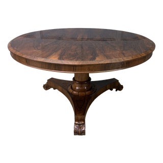 William IV Rosewood Table, 1835 For Sale