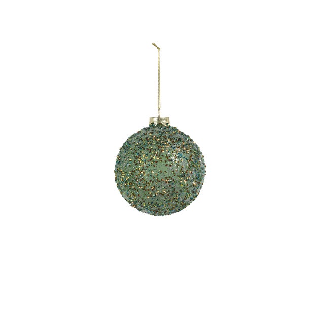 Bring a sparkling touch to your Christmas decor with these festive green ornaments. Grab this stunning holiday ornament...