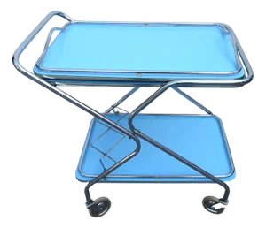 Trolley Bar Cart with Removeable Serving Tray from Torck, Belgium, 1960s