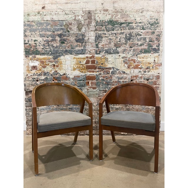 Pair of Knoll 2006 Peter Shelton and Lee Mindel Armchairs For Sale - Image 15 of 15
