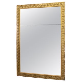 Monumental 18th Century French Louis XVI Giltwood Mirror For Sale