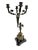 Late 20th Century Bronze Cherub Candelabra Pair on Marble Bases, Empire Style, 21.2"h For Sale In Tulsa - Image 6 of 10