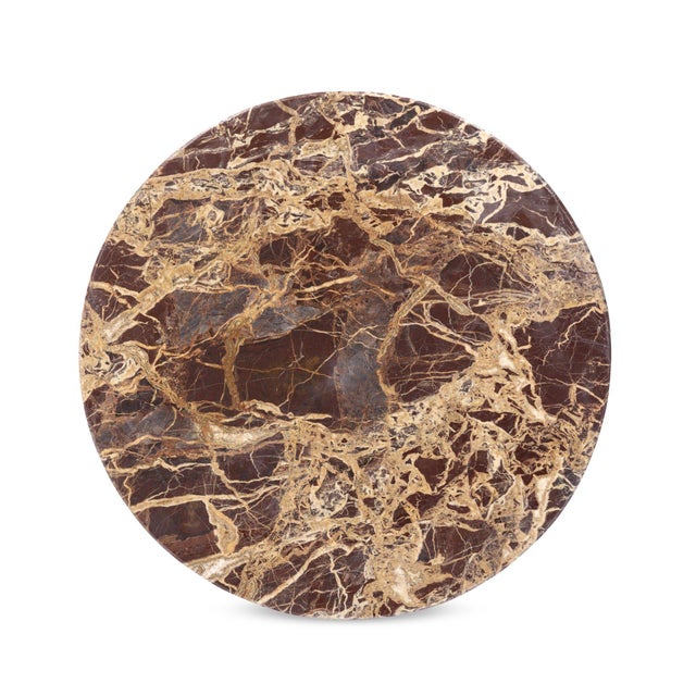 Four Hands Sophie End Table - Garnet Marble For Sale - Image 9 of 12