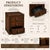 Vintage Elegance Meets Everyday Functionality Bring timeless sophistication into your home with this handcrafted vintage...