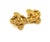 Chanel Chanel Vintage Gold Plated CC Dot Cross Clip on Earrings, A Pair For Sale - Image 4 of 6
