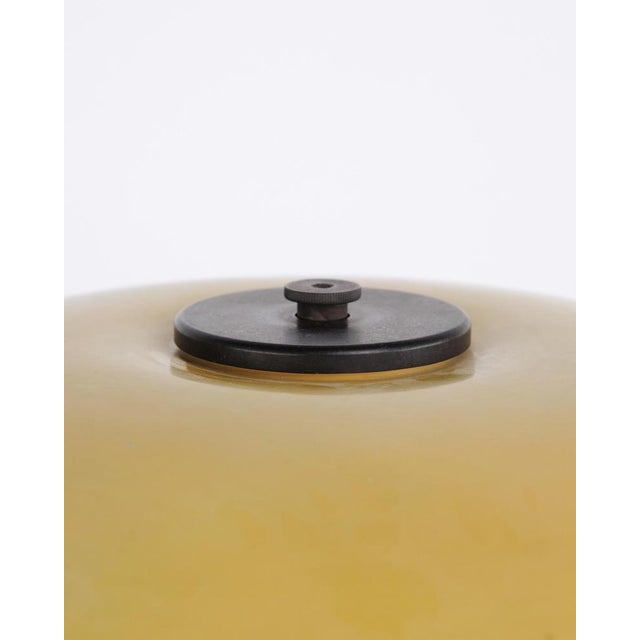 Louis Poulsen Table Lamp with Yellow Metal Top Shade by Poul Henningsen for Louis Poulsen, 1930s For Sale - Image 4 of 10