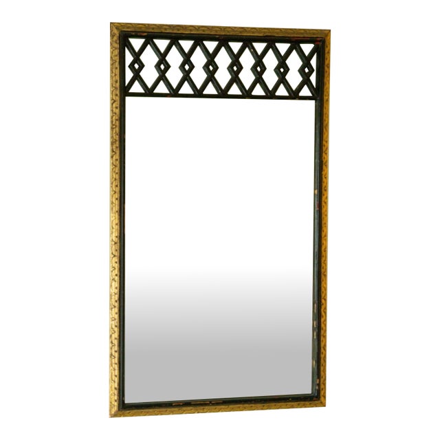 Antique Hand Carved Regency Style Gilt Wall Mirror For Sale