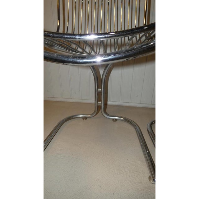 Metal Radiofreccia Chairs by Gastone Rinaldi, Set of 2 For Sale - Image 7 of 16