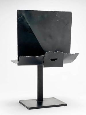 María Simón, 1982 Argentine Metal Sculpture "Serie De Los Sobres" Maria Simon, 1982