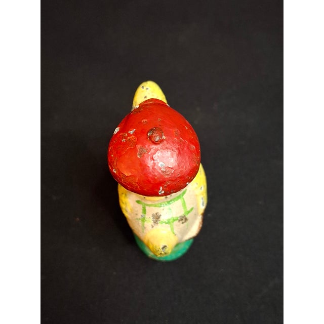 Hubley Manufacturing Company Antique Hubley Cast Iron Golfer Duck Paperweight Duffer Figurine Original Paint For Sale - Image 4 of 11