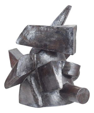 Christina Muff, Cubistic Style Sculpture, 2025, Stoneware