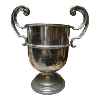 1929 Silver Plate Loving Cup For Sale