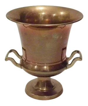 Vintage Mid-Century Brass Loving Cup Ice Bucket