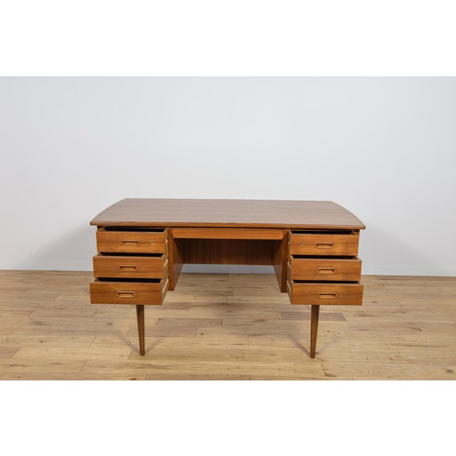 Mid-Century Modern Teak Desk from Edmund Jorgensen, Denmark, 1960s For Sale - Image 11 of 18