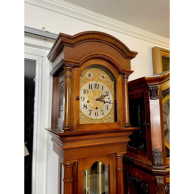 Antique Waterbury Grandfather Clock “801 Hall Chime Clock” Model