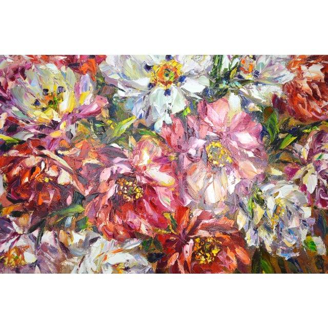 Bouquet.Modern Original Painting.Iryna Kastsova For Sale - Image 4 of 12