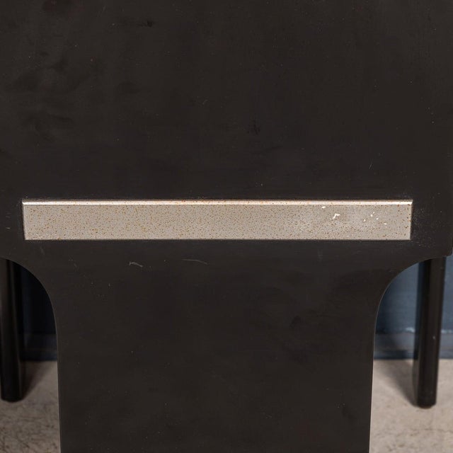 20th Century Lacquered Wood Games Table & Chairs by Pierluigi Molinari for Pozzi, Milan, 1970, Set of 5 For Sale - Image 13 of 18