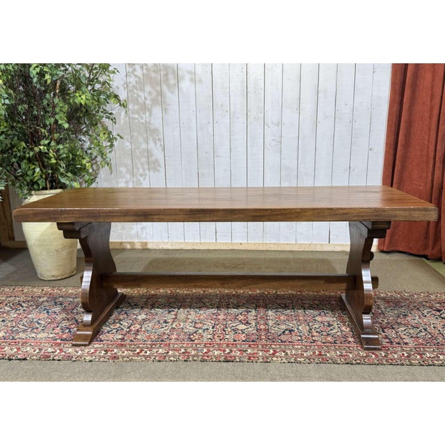 Vintage Mahogany Monastery Table, 1970s For Sale - Image 18 of 18