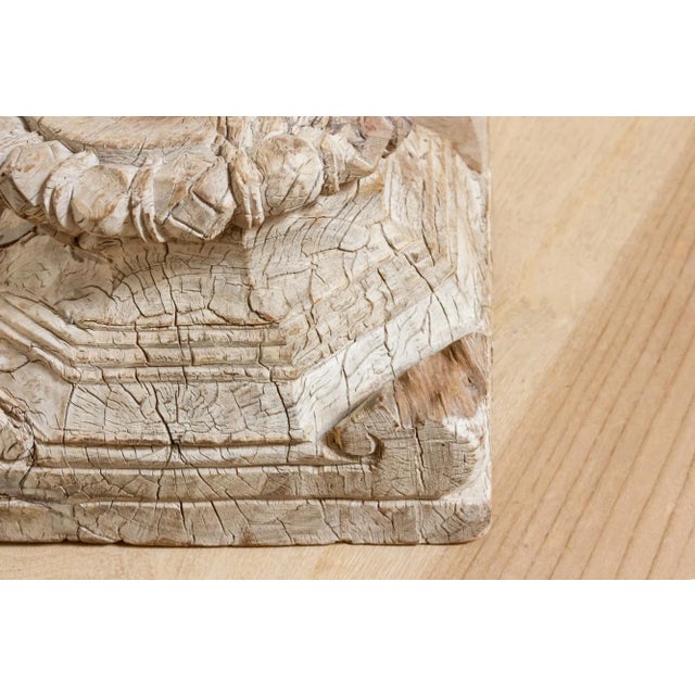 Ember Antique Indo-French Pillar Candle Holder For Sale In Los Angeles - Image 6 of 8