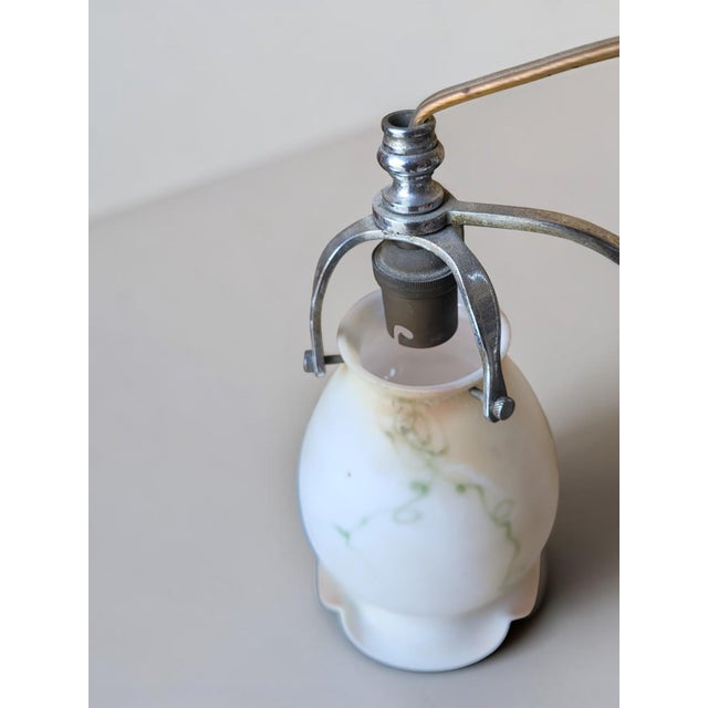 Vintage Art Deco Lamp in Cast Iron and Bakelite, 1920 For Sale - Image 6 of 15