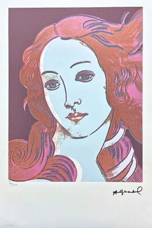 After Andy Warhol, Birth of Venus - Purple, 1980s, Lithograph
