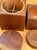 Vintage Square Wood Storage Boxes - Set of 2 For Sale - Image 9 of 12