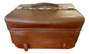 Vintage Travel Suitcase Trunk, 1930s