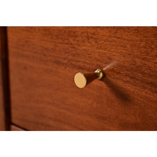 Wood Paul McCobb Planner Group Solid Birch Dresser or Chest of Drawers, Newly Refinished For Sale - Image 7 of 15