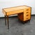 Wood Mid Century Modern Vanity Desk Birch Walnut Drawers Mirror Italian Blonde Wood For Sale - Image 7 of 10