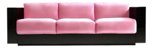 Revolución Sofa in Pink Velvet from Moanne