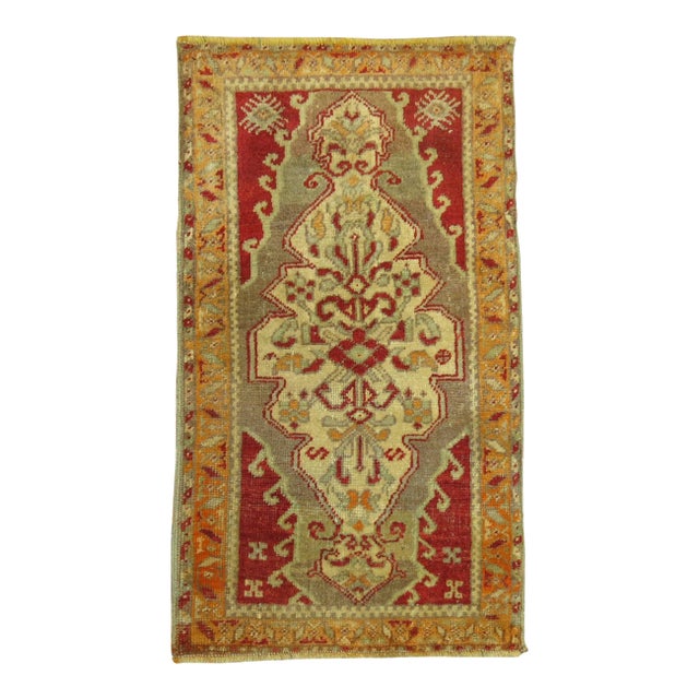 20th century one of a kind fine quality Turkish Sivas rug. Gray, red, orange and ivory hues.