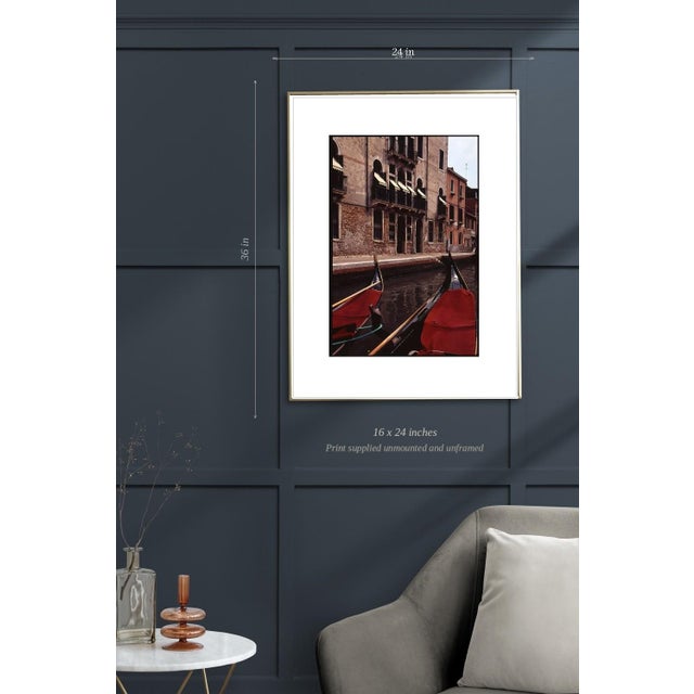 Not Yet Made - Made To Order Paul Cooklin, Red Velvet Gondolas, Venice, Italy, Edition of 50 For Sale - Image 5 of 7