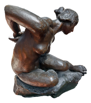 Saverio Gatto, Female Nude, 1927, Bronze