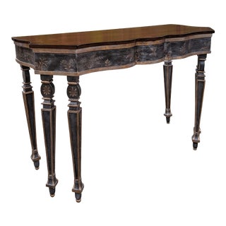 Vintage Harden French Country 6 Spider Leg Foyer Table For Sale