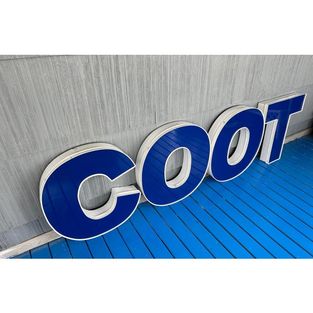 Originally served as Illuminated Letters for Outdoor Signage. Now serving as your wall art - or maybe even for a big...