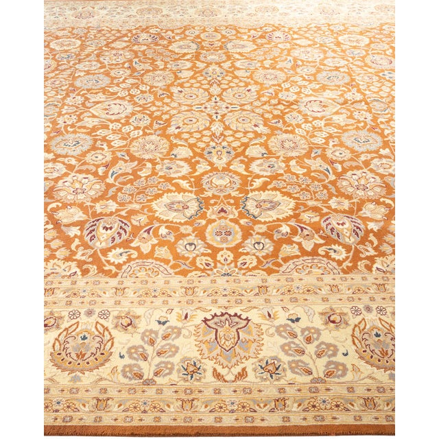 Solo Rugs Mogul, One-of-a-Kind Hand-Knotted Area Rug - Yellow, 8' 2" x 10' 0" For Sale - Image 4 of 8