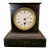 19th Century French Slate Stone Mantel Clock For Sale