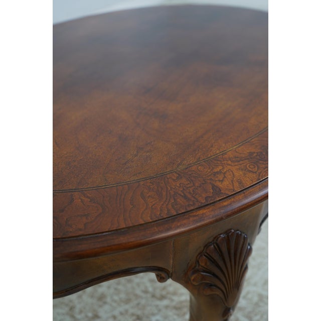 Mahogany Shell Carved Ball & Claw Coffee Table For Sale - Image 4 of 12