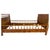 Antique French Faux Bamboo Bed Frame, Stained Pine For Sale In Tampa - Image 6 of 11