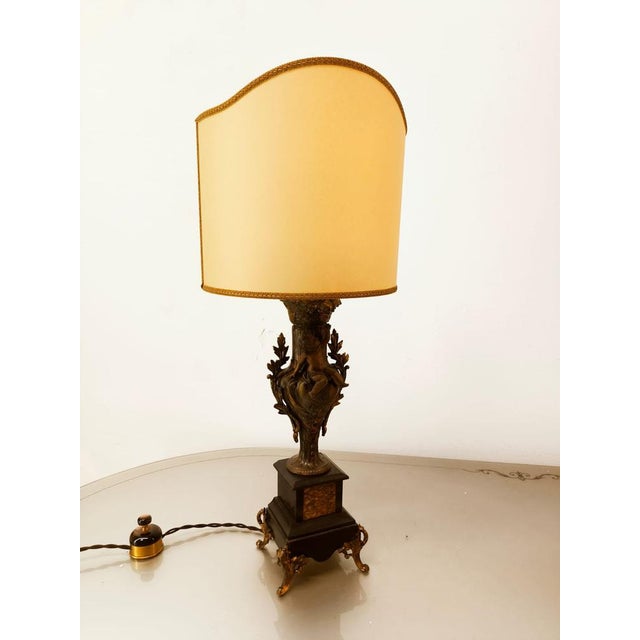 Ancient Lamp with Parchment Fan For Sale - Image 18 of 18