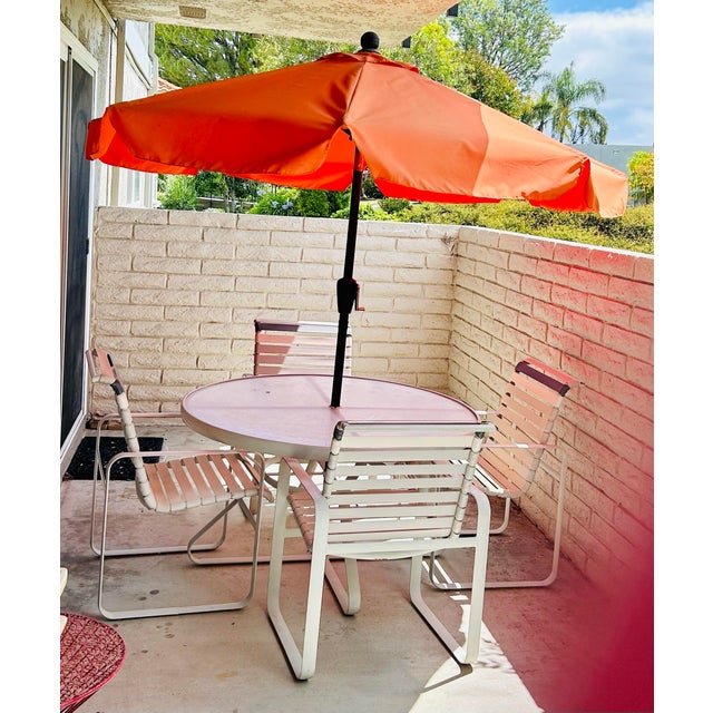 Tropitone Vintage Patio Set Four Chairs and a Table Brasilia For Sale - Image 12 of 12