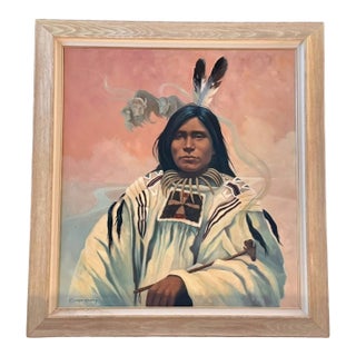 The Old Ways’ Large Western Oil Painting by Carolyne Hawley For Sale