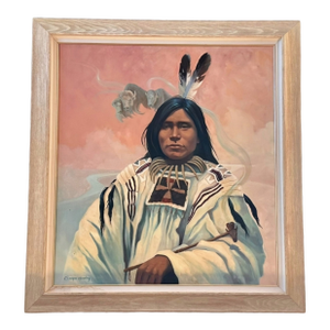 The Old Ways’ Large Western Oil Painting by Carolyne Hawley