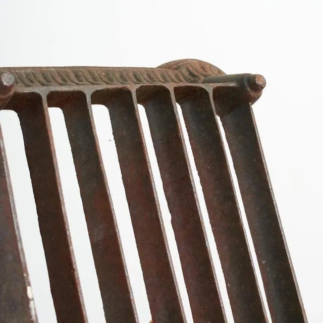 Antique Cast Iron Boot Scraper in Iron For Sale - Image 5 of 7