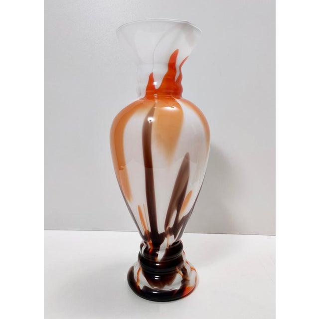 Vintage Italian Murano Glass Vase by Carlo Moretti, 1970s For Sale - Image 4 of 14