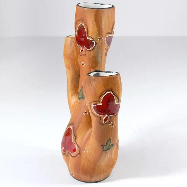 Mid-Century Italian Pottery Vase For Sale - Image 3 of 11