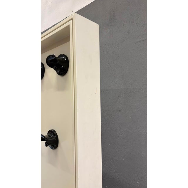 Mid-Century Modern Double-Sided Hall Stand with Mirror and Coat Hooks, Europe, 1960s For Sale - Image 12 of 18