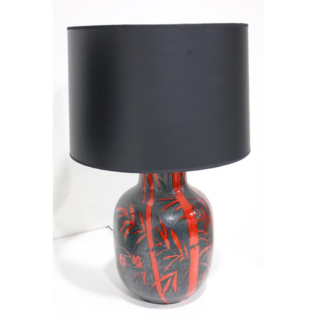 Ceramic 1970s Italian Ceramic Lamps by Alvino Bagni for Raymor - a Pair For Sale - Image 7 of 8