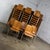 Late 20th to Early 21st Century Modern Walnut Molded Plywood Chairs Stackable Connectable as Is Condition Selling Separately For Sale - Image 11 of 18