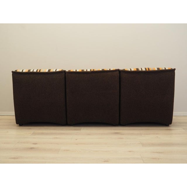 Textile Italian Modular Sofa, Italy, 1960s, Set of 3 For Sale - Image 7 of 12